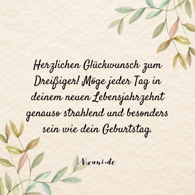 glueckwuensche zum 30 geburtstag der tochter