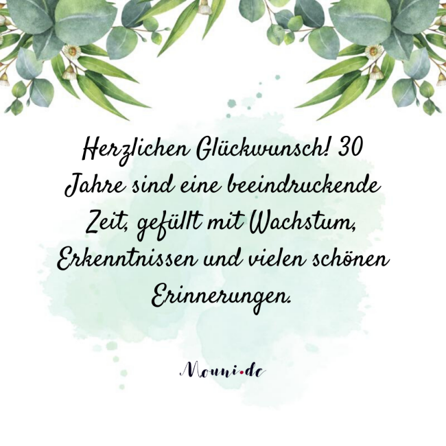 glueckwuensche zum 30 geburtstag whatsapp