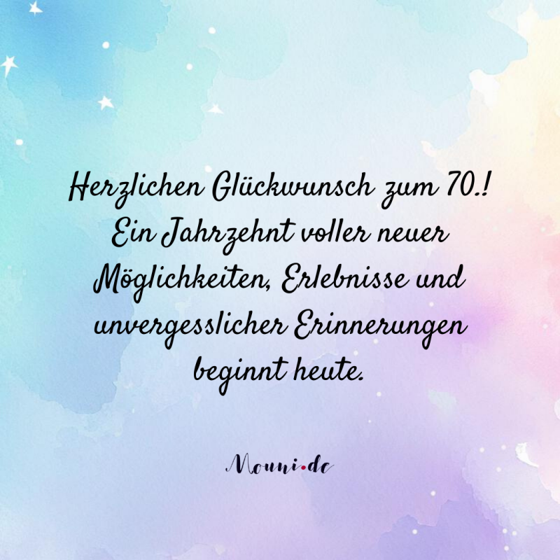 glueckwuensche zum 70 geburtstag fuer einen freund