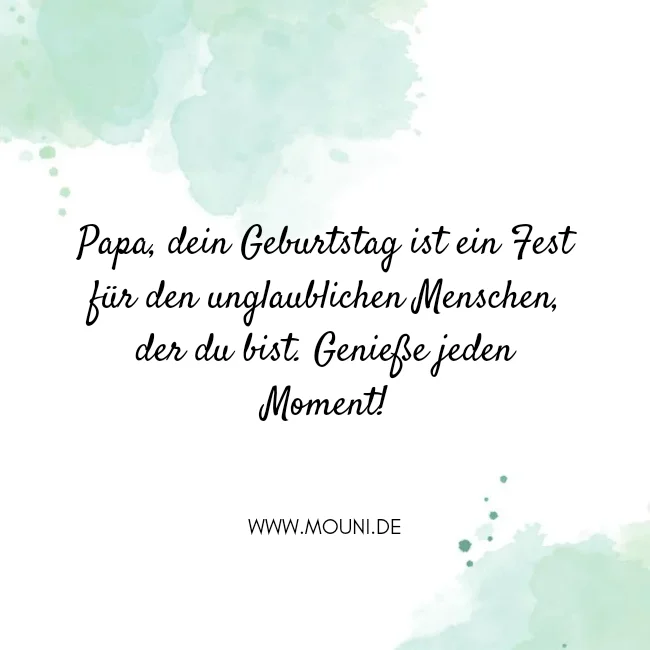 geburtstagswuensche an papa