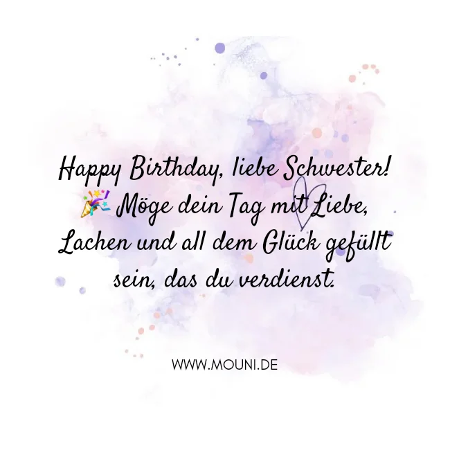 sprueche geburtstag schwester