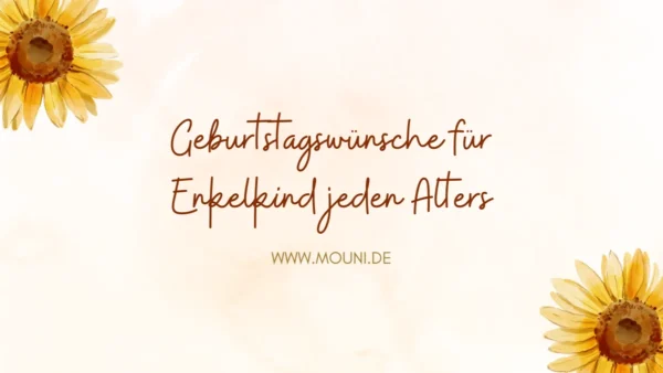 Geburtstagswuensche fuer Enkel Enkelin