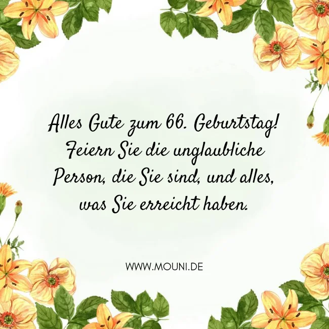 glueckwuensche zum 66 geburtstag frau