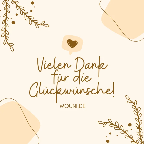 lustig vielen dank danke fuer die glueckwuensche