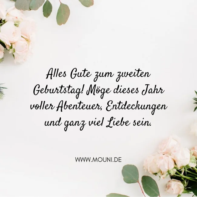 Glueckwuensche zum 2 Geburtstag – Bilder