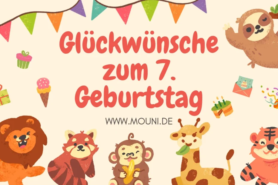 Herzlichen Glueckwunsch zum 7 Geburtstag