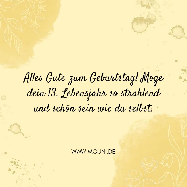 glueckwuensche zum 13. geburtstag enkelin