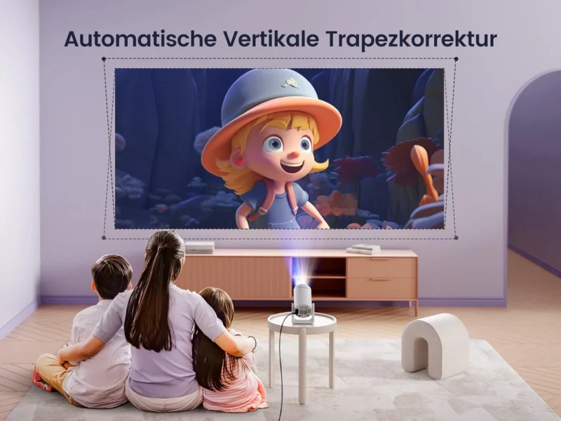 Klein Tragbarer Kurzdistanz Beamer Heimkino