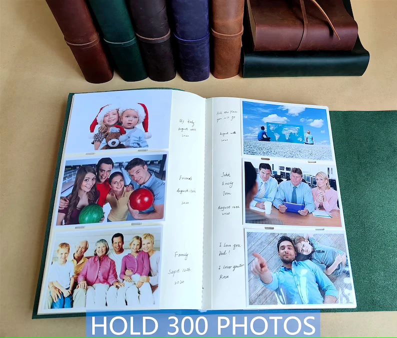 Personalisiertes Fotoalbum mit Hüllen