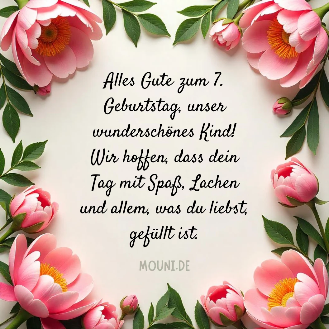 240 Herzliche Gl ckw nsche Zum 7 Geburtstag Original 240 Herzliche Gl ckw nsche Zum 7 Geburtstag Original