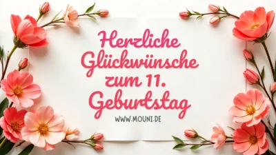 Herzliche Glückwünsche zum 11. Geburtstag (Original)