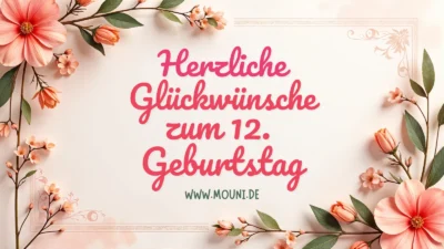 Herzliche Glückwünsche zum 12. Geburtstag (Original)