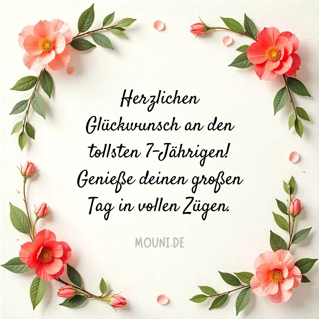 240 Herzliche Gl ckw nsche Zum 7 Geburtstag Original 240 Herzliche Gl ckw nsche Zum 7 Geburtstag Original