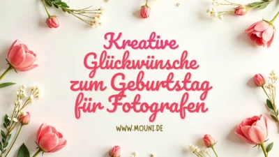 190+ Kreative Geburtstagswünsche für Fotografen (Original)