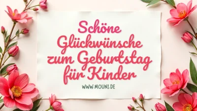 Schöne Glückwünsche zum Geburtstag für Kinder (Original)