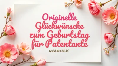 140+ Herzliche Geburtstagswünsche für Patentante (Original)