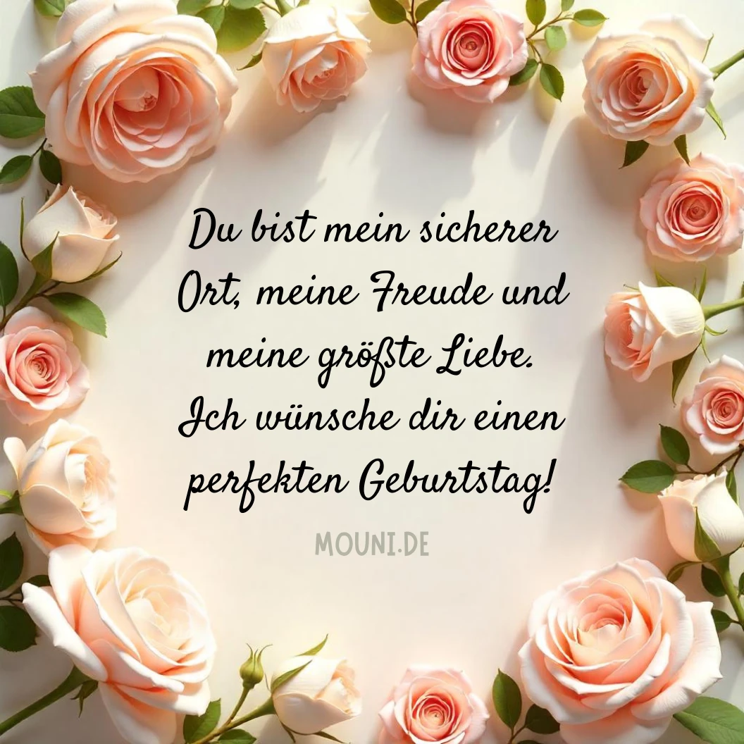 Romantische Glückwünsche zum Geburtstag für meinen Schatz