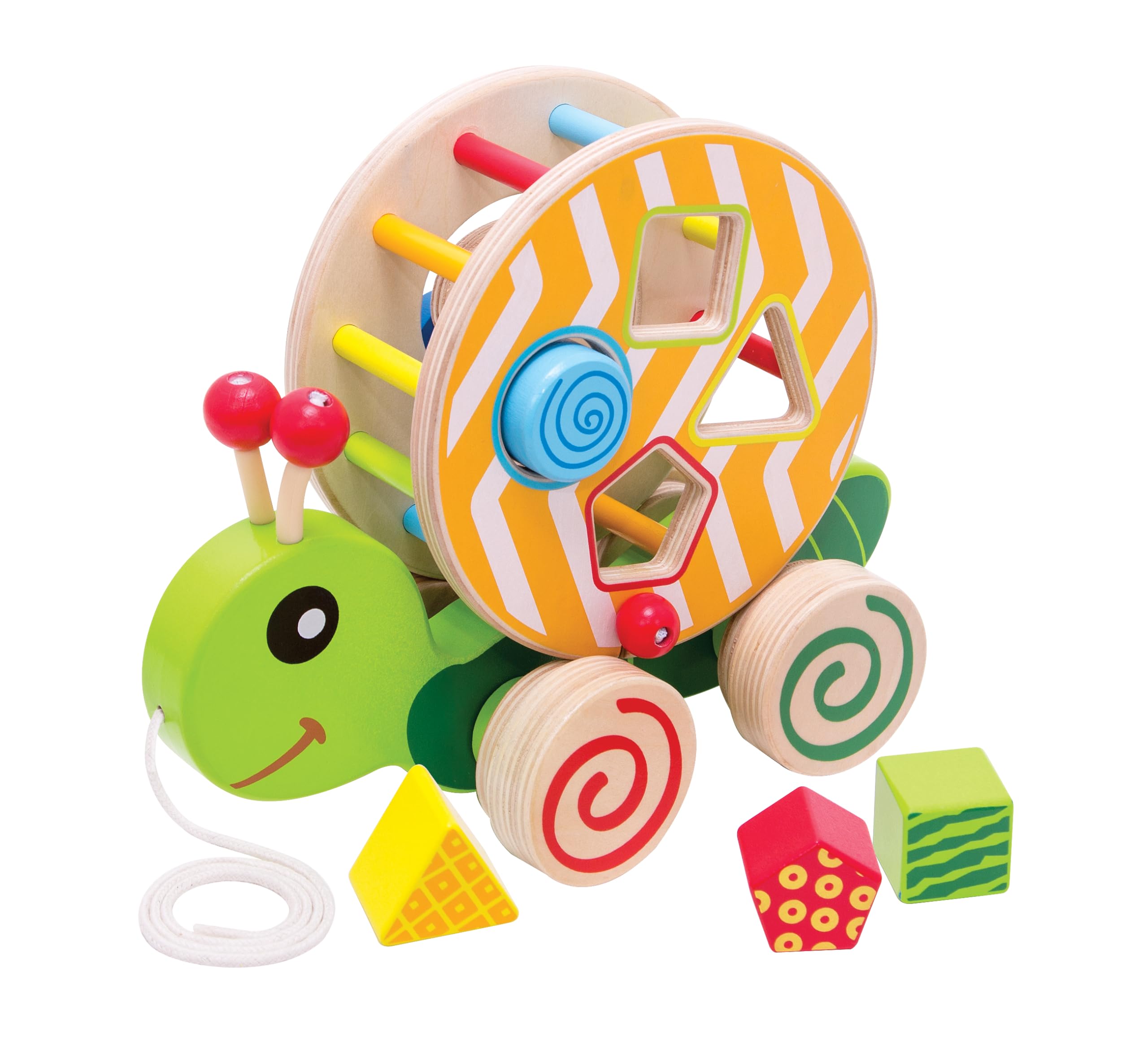 Eichhorn Pull-on Animal mit Bausteinen